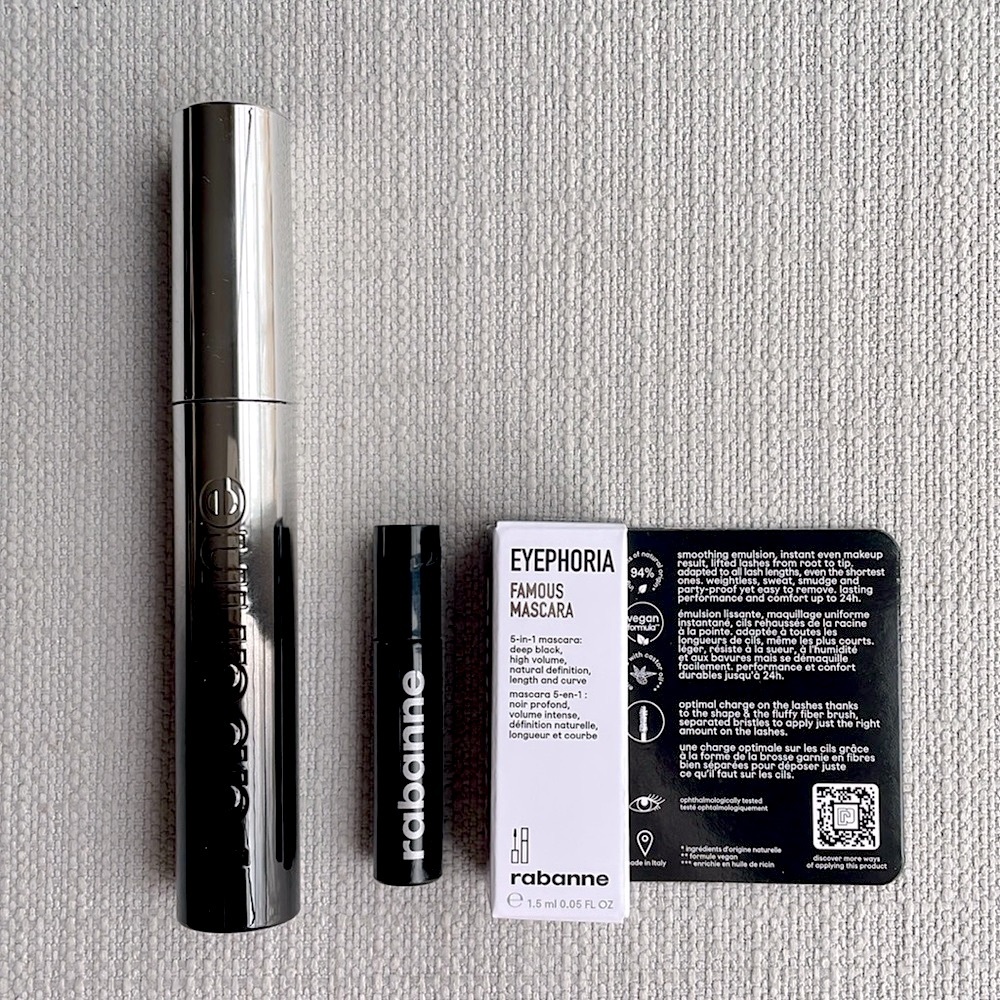 Rabanne famous mascara deep black - full sized plus mini